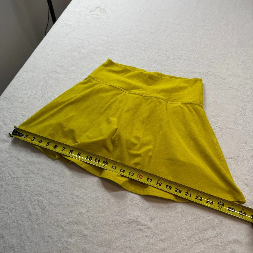 Beyond Yoga Skort Womens Medium Yellow Good Activewear Tennis Yoga Skirt